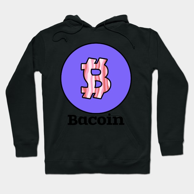 Bacoin crypto cryptocurrency joke digital currency meme coin Hoodie by Captain-Jackson